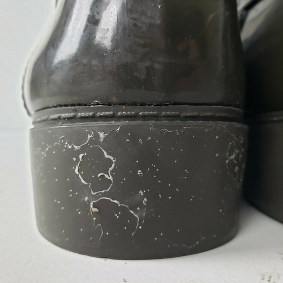 Coach Signature Rain Boots Sparkle Laced Rubber - Picture 12 of 12